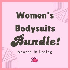 8 Bodysuits!!! - size small/medium